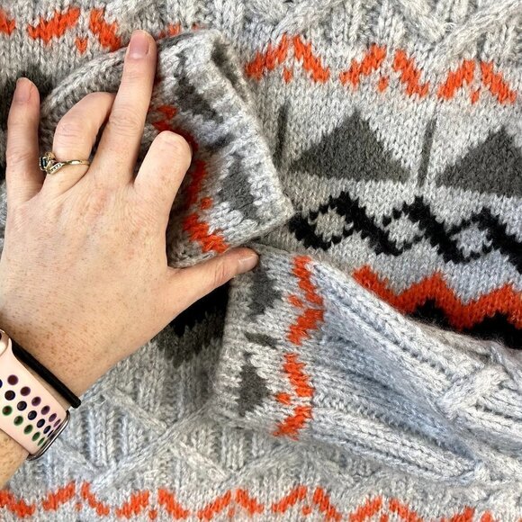 M Magaschoni Chunky Geometric Sweater S - Picture 7 of 11